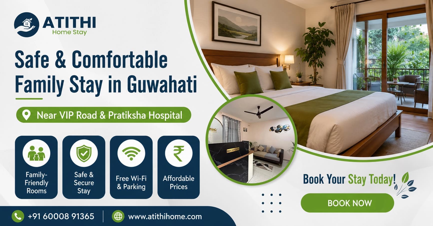 Family Stay in Guwahati: Safe & Comfortable Hotels Near VIP Road