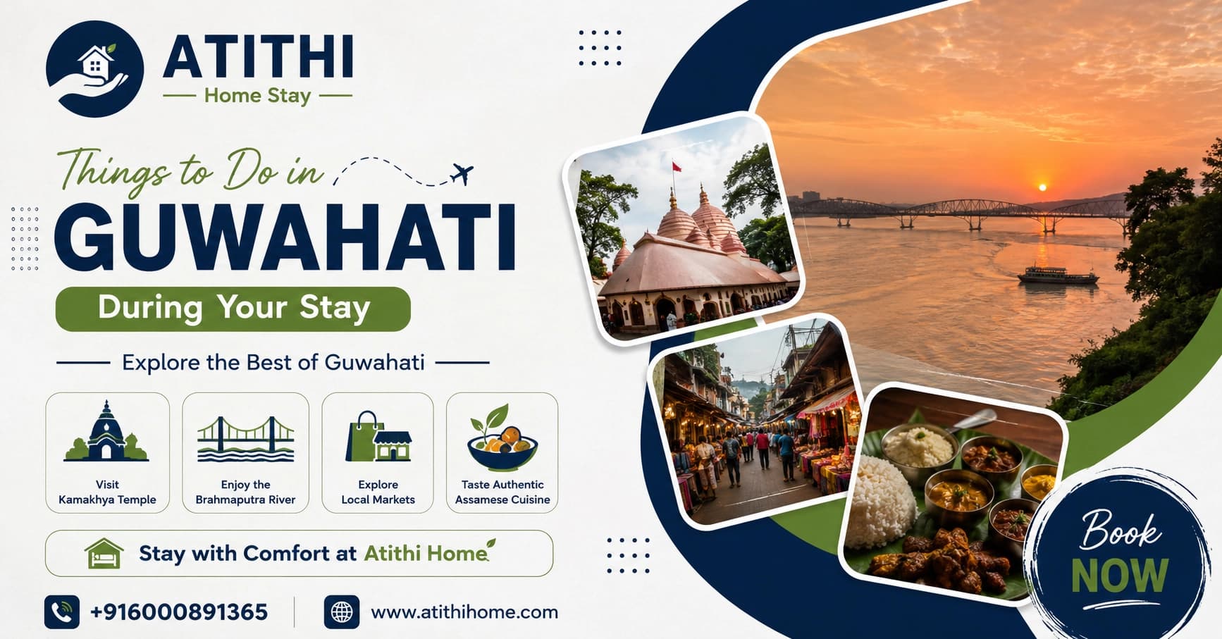 Things to Do in Guwahati During Your Stay – Atithi Homes